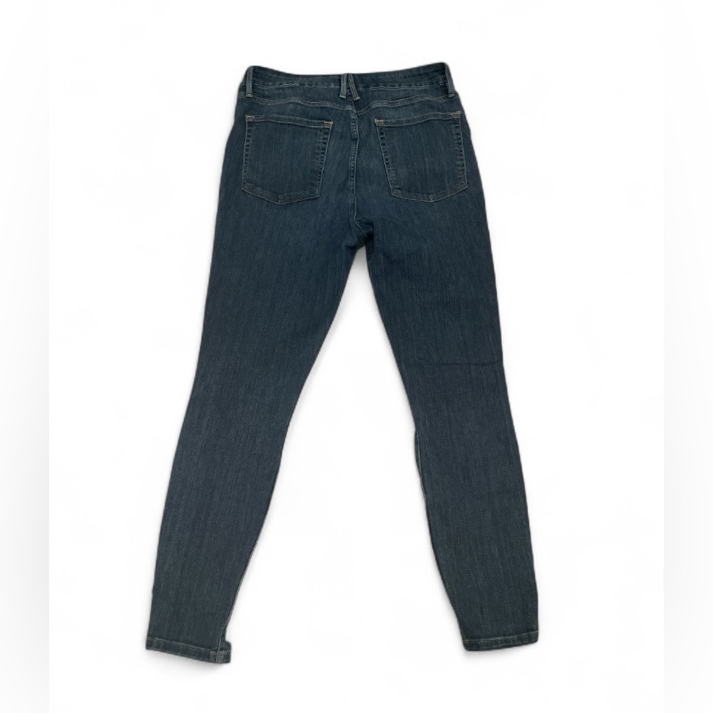 Good American Blue Distressed Skinny Jeans Size 12/31 - Picture 3 of 5
